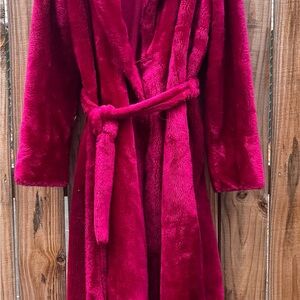 Luxurious Pink Plush Robe